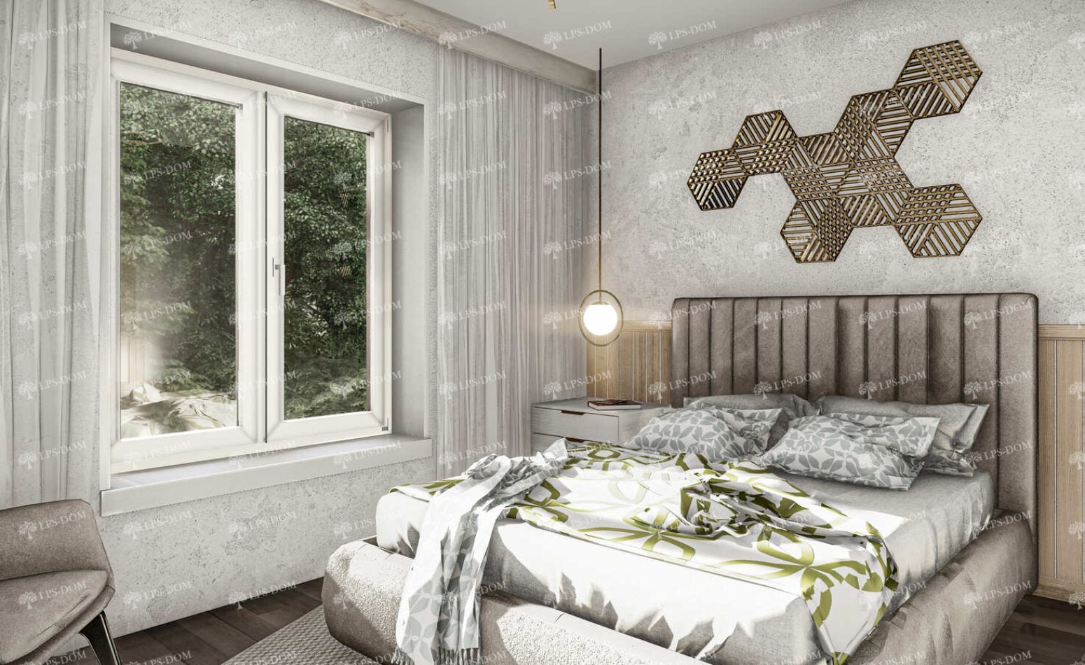 КАРКАСНЫЙ ДОМ БОРДО фото интерьера 11