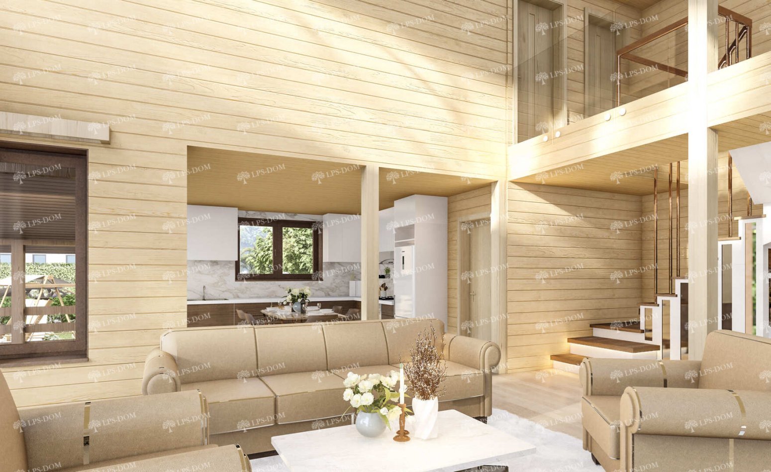 КАРКАСНЫЙ ДОМ ФЕРРАРА фото интерьера 4