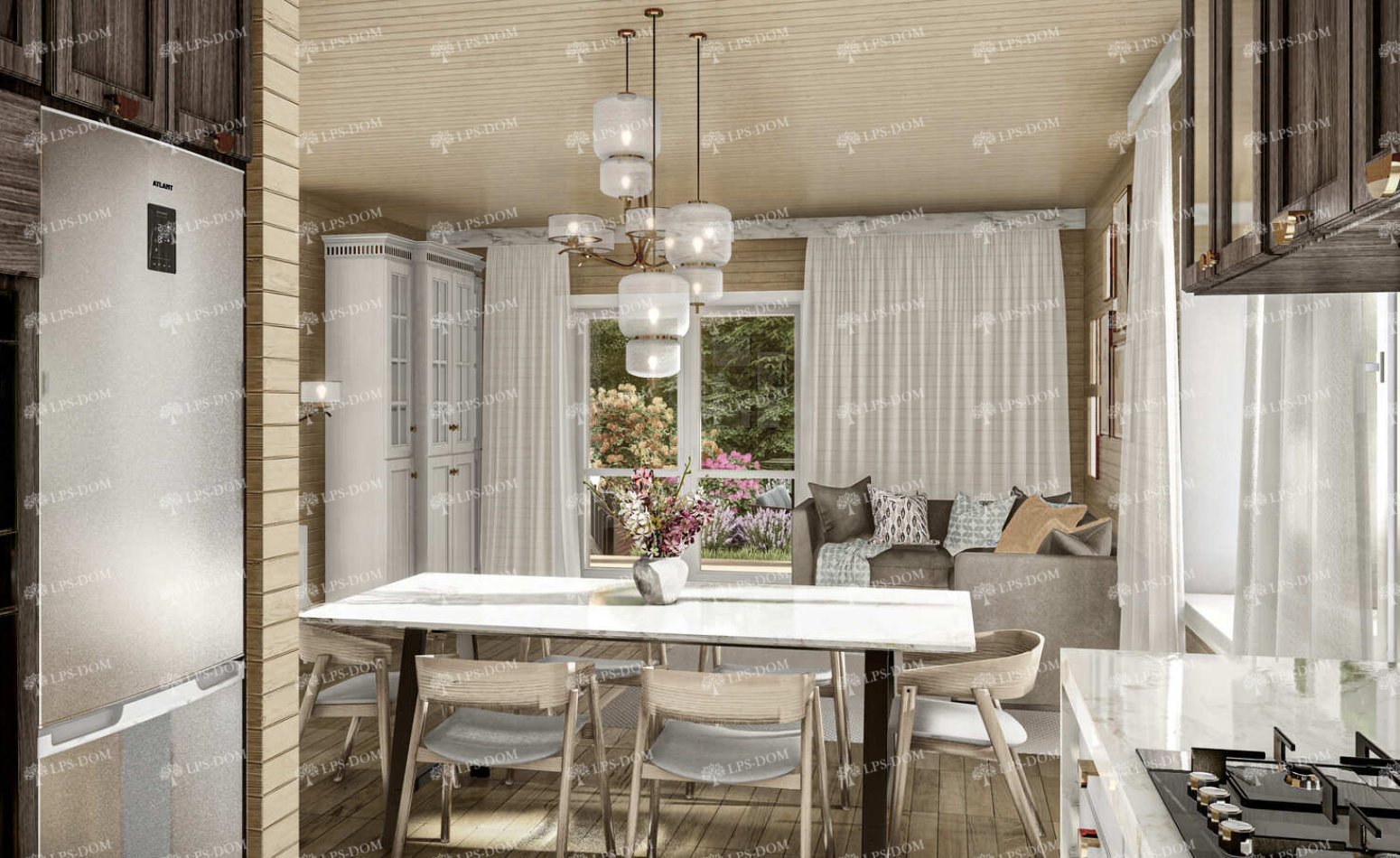 КАРКАСНЫЙ ДОМ КИОТО фото интерьера 14