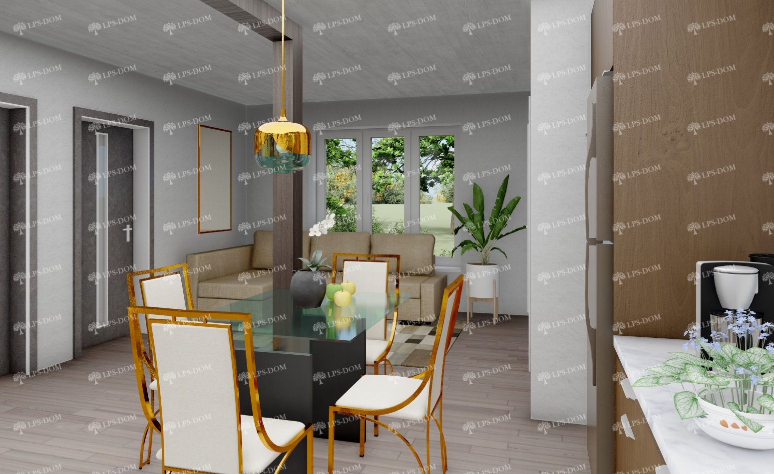 КАРКАСНЫЙ ДОМ СТРАСБУРГ фото интерьера 8