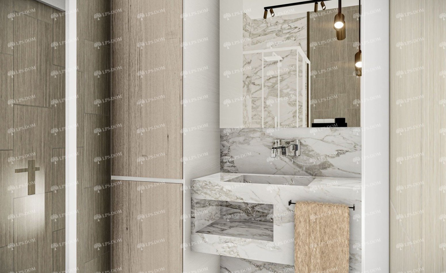 КАРКАСНЫЙ ДОМ ФАЛЬКЕНБЕРГ фото интерьера 14