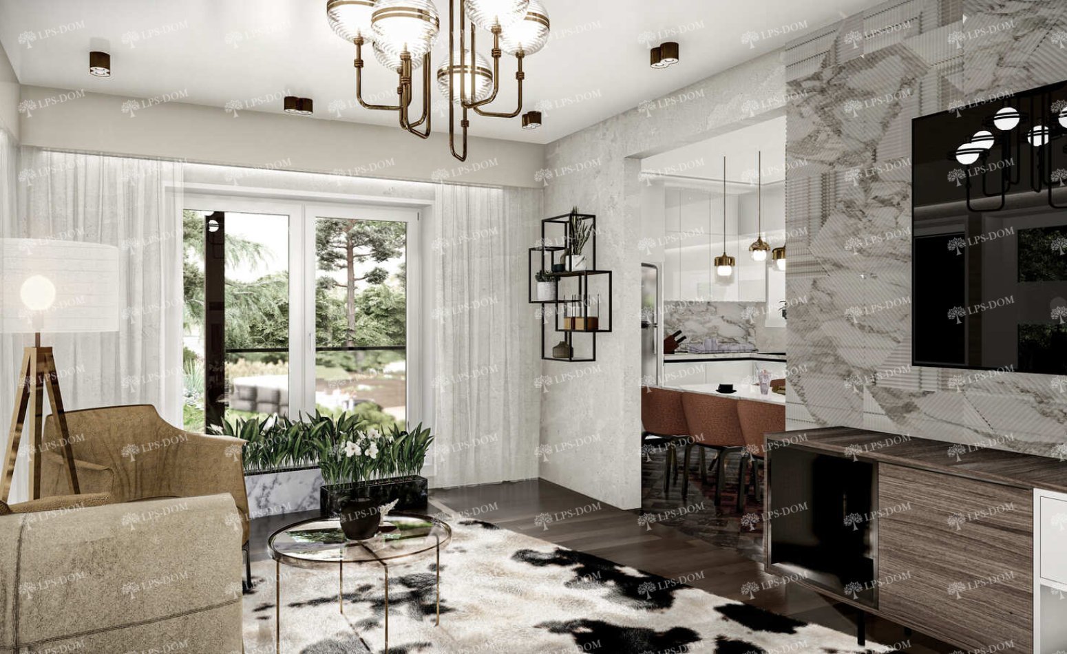 КАРКАСНЫЙ ДОМ ЛУНД фото интерьера 8