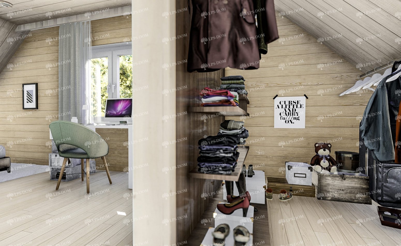 КАРКАСНЫЙ ДОМ РОЛИ фото интерьера 9