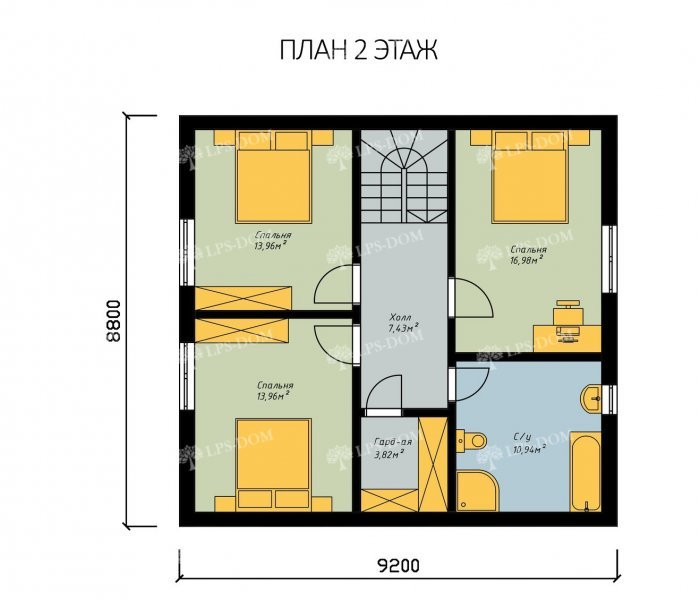 КАРКАСНЫЙ ДОМ АРБАТ планировка 2