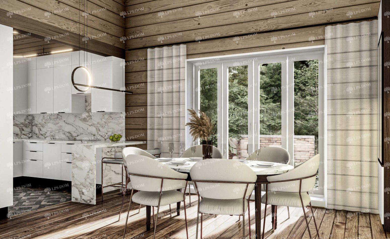 КАРКАСНЫЙ ДОМ КАТАНИЯ фото интерьера 7