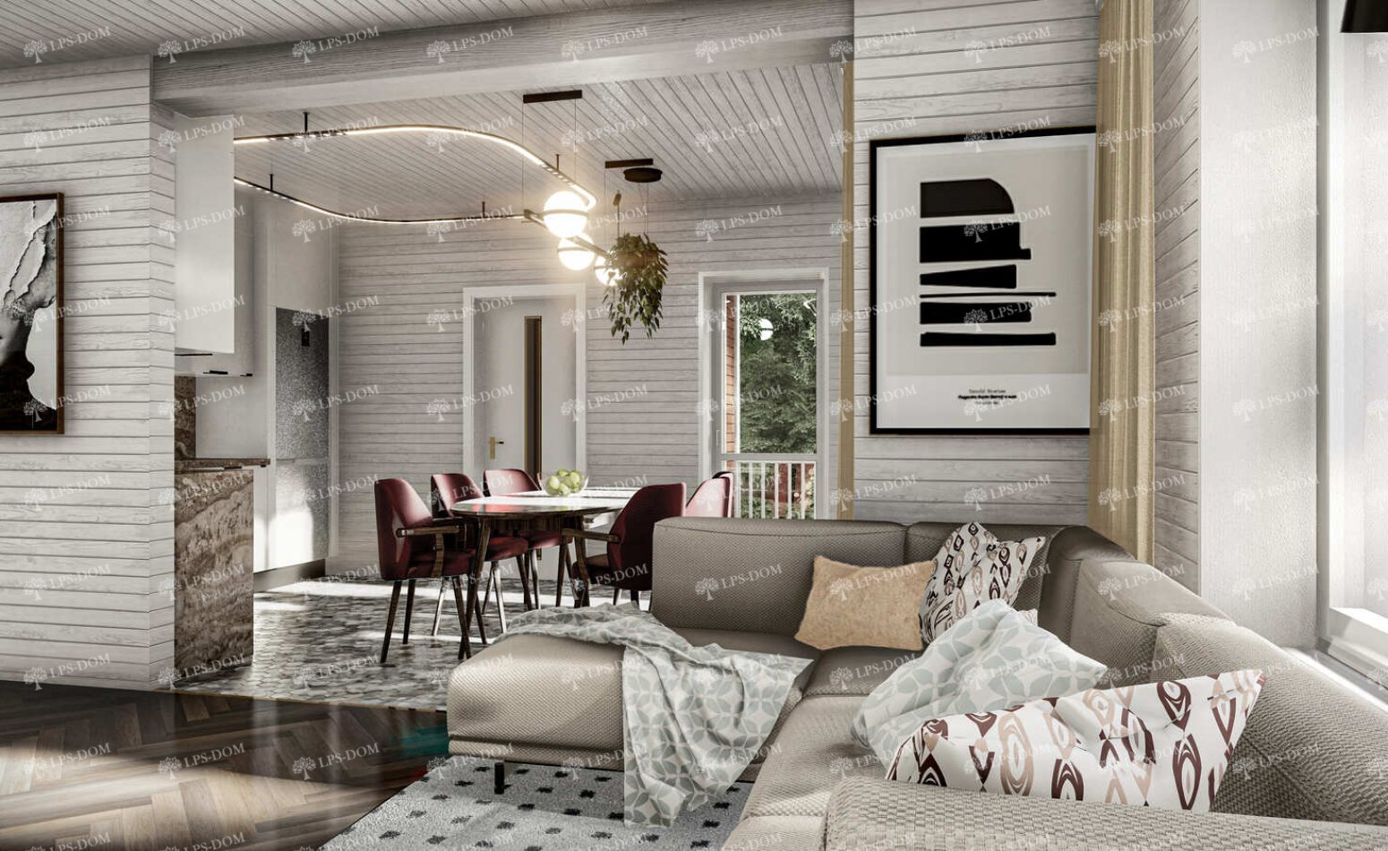 КАРКАСНЫЙ ДОМ НАГАСАКИ фото интерьера 6