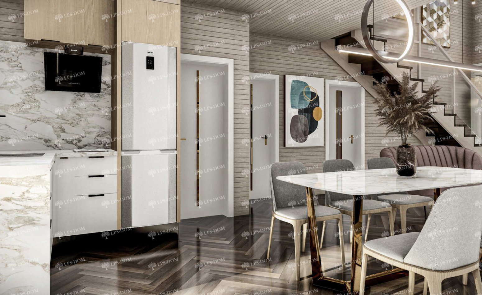 КАРКАСНЫЙ ДОМ НАРА фото интерьера 12