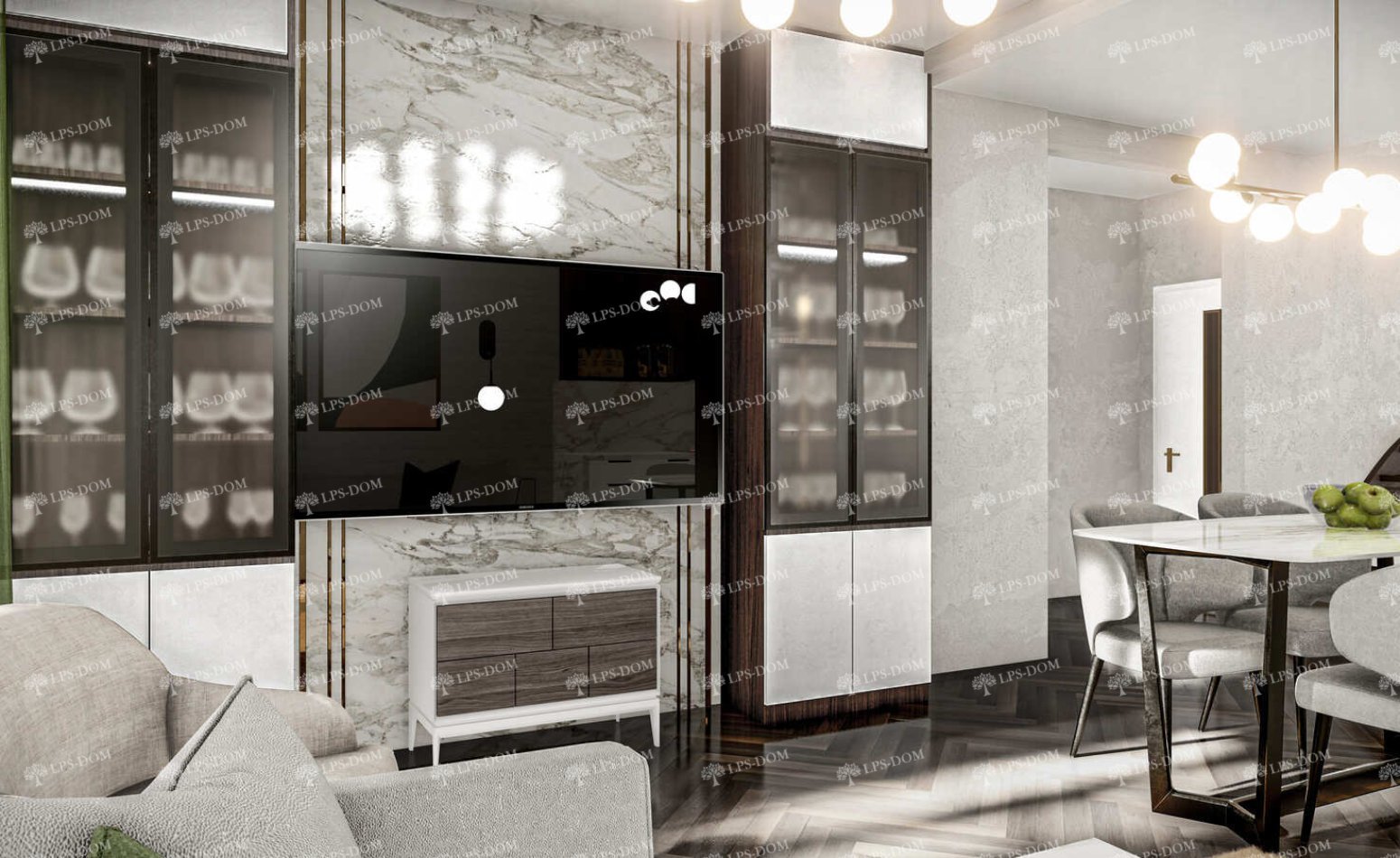 КАРКАСНЫЙ ДОМ ИМПЕРИЯ фото интерьера 14