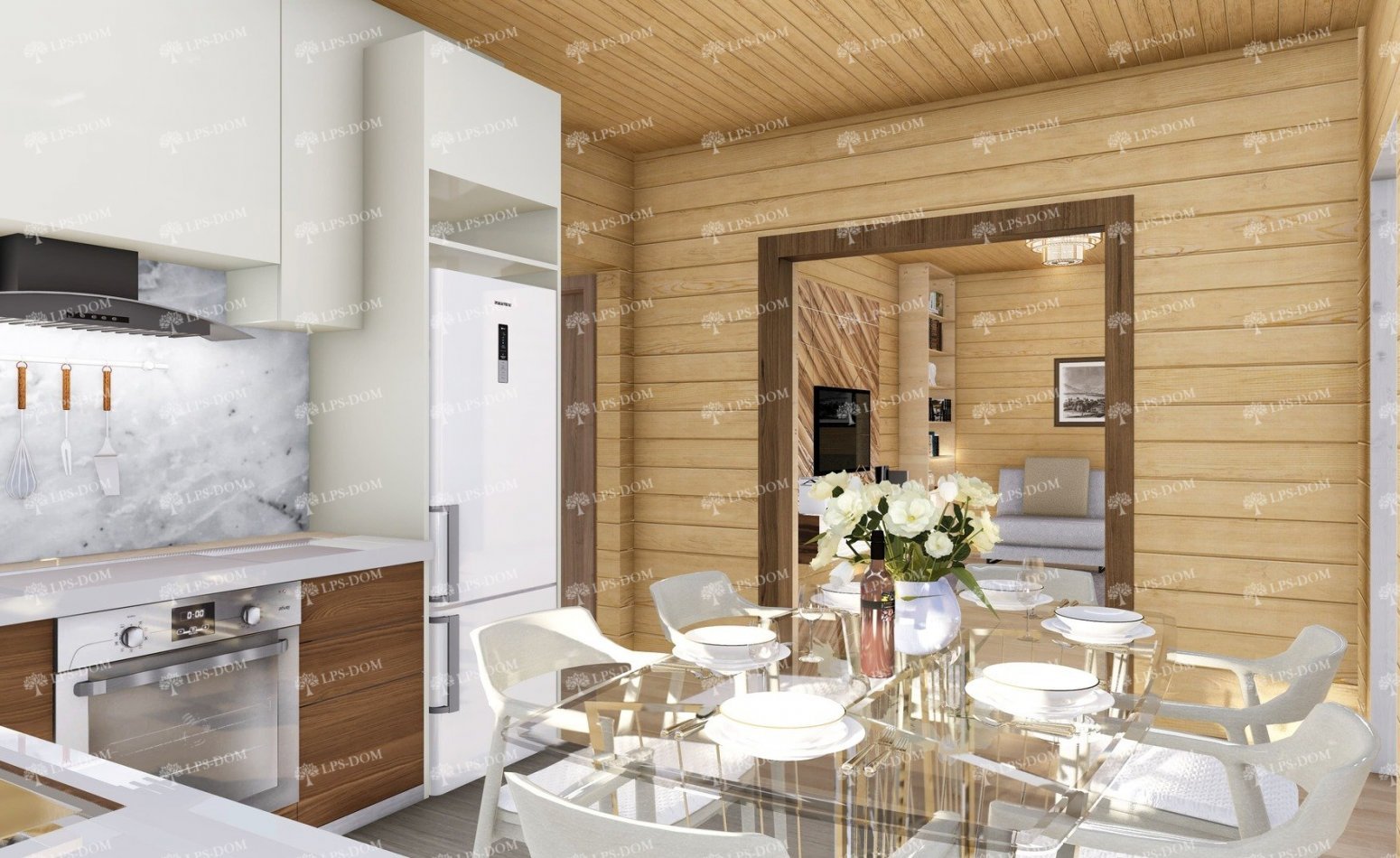 КАРКАСНЫЙ ДОМ КАГОСИМО фото интерьера 5