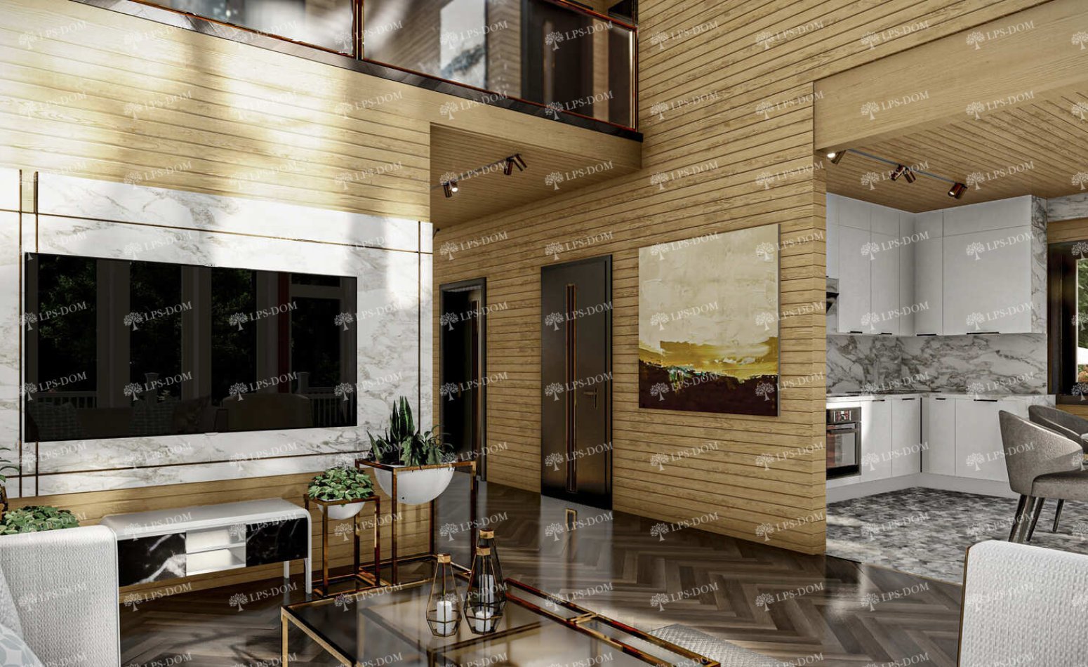 КАРКАСНЫЙ ДОМ МОНЦА фото интерьера 3