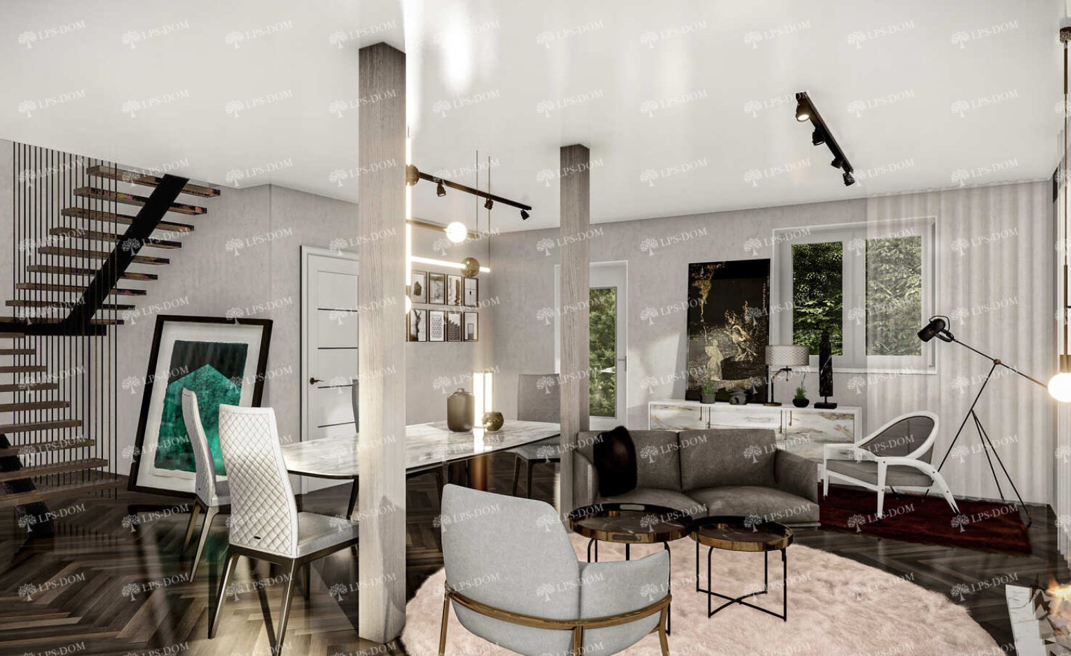 КАРКАСНЫЙ ДОМ СЮРЕН фото интерьера 5