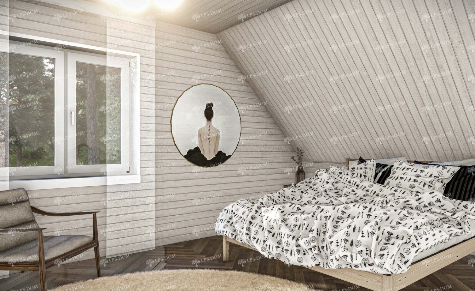 КАРКАСНЫЙ ДОМ АЛЬТА фото интерьера 6