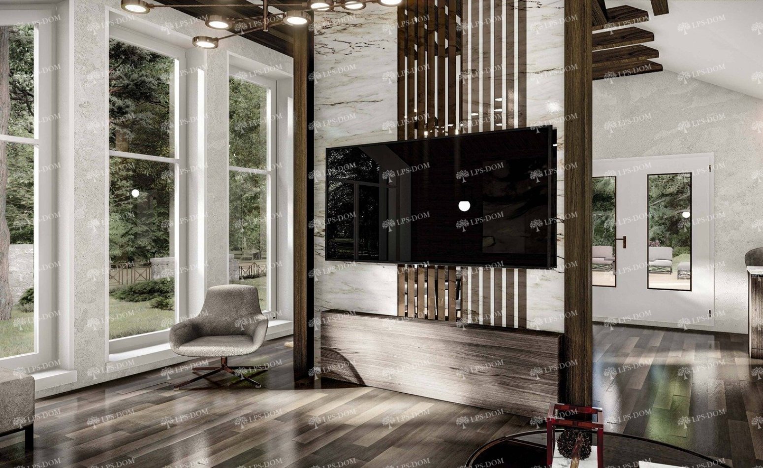 КАРКАСНЫЙ ДОМ БРАГА фото интерьера 3