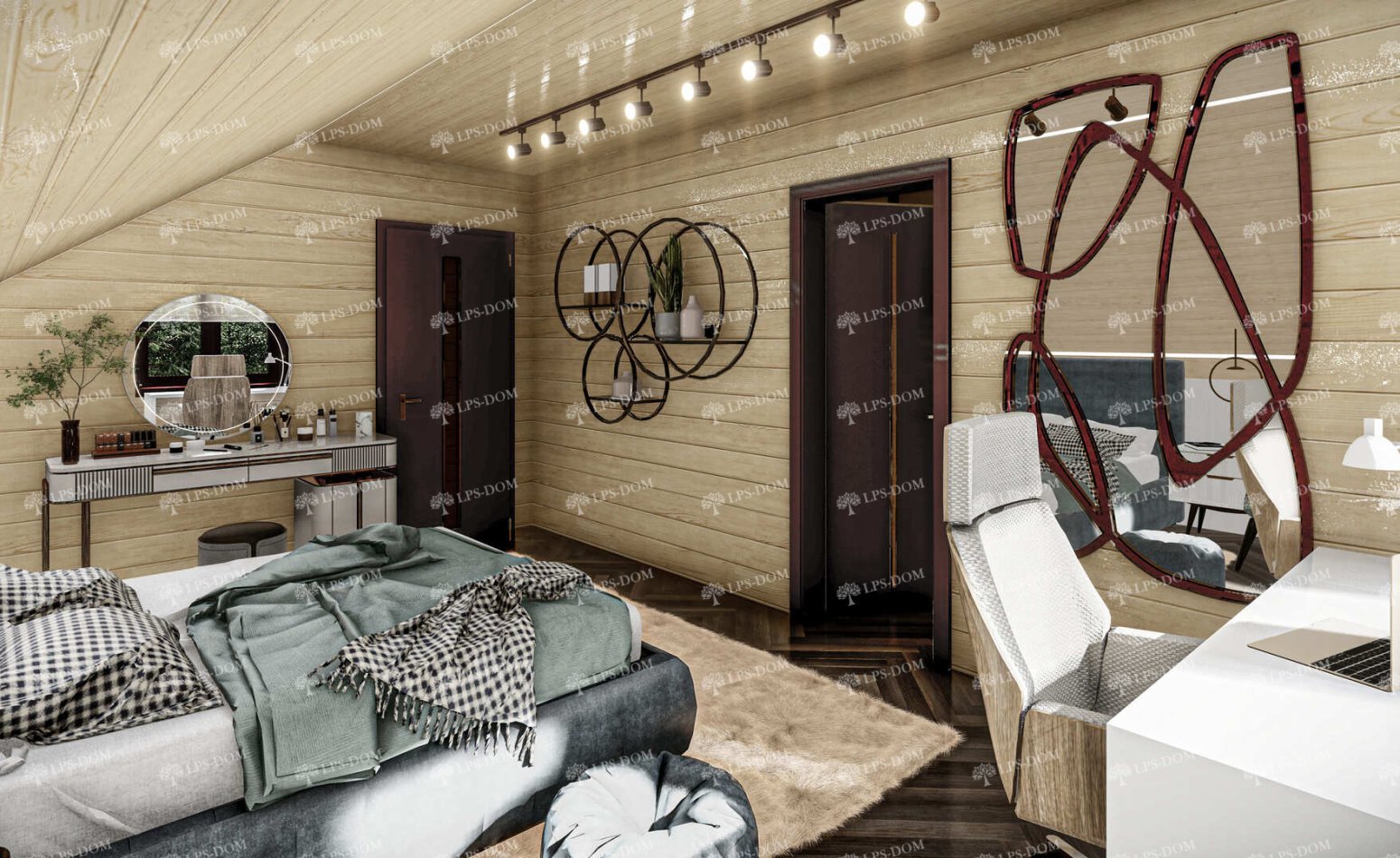 КАРКАСНЫЙ ДОМ ЗАЛЬЦБУРГ фото интерьера 11