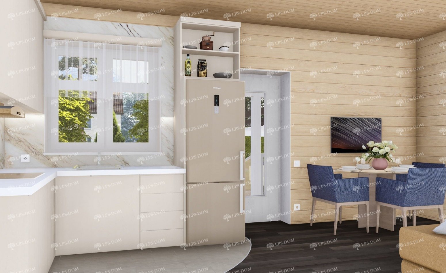 КАРКАСНЫЙ ДОМ БОЛЬЦАНО фото интерьера 4