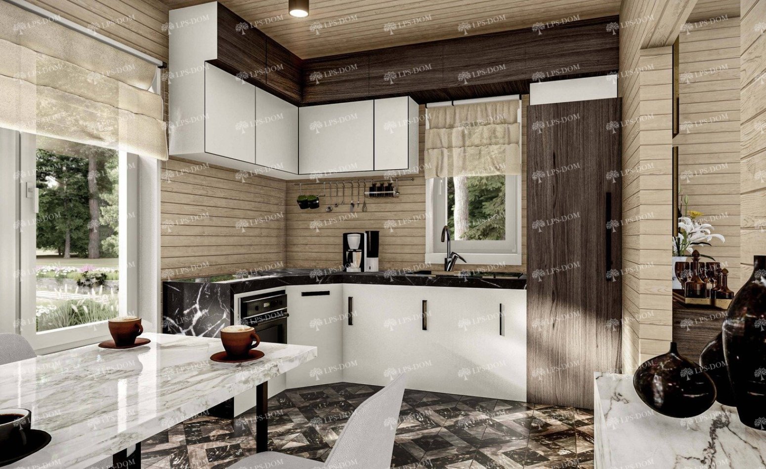 КАРКАСНЫЙ ДОМ ФИНЛЯНДИЯ фото интерьера 4