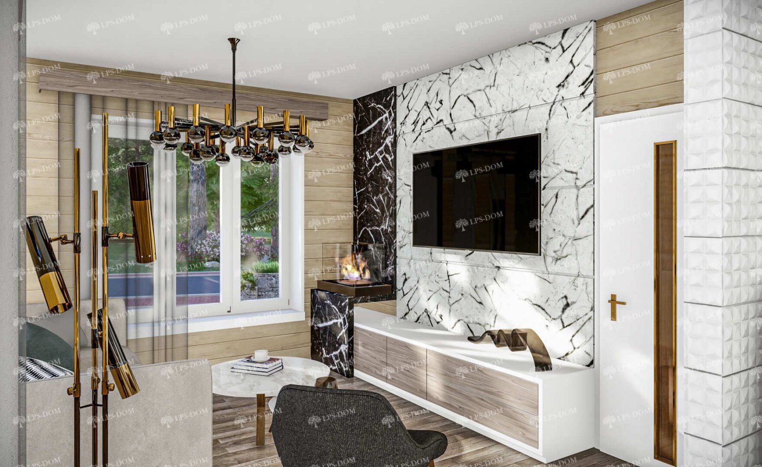 КАРКАСНЫЙ ДОМ ЛАГОС фото интерьера 6