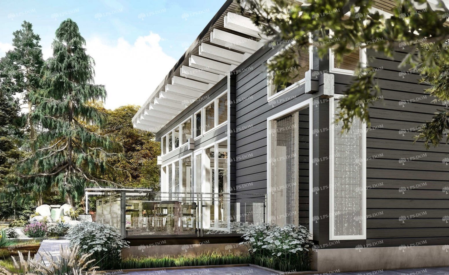 ПРОЕКТ ДОМА ИЗ КЛЕЕНОГО БРУСА ЛЕСТЕР фото 8