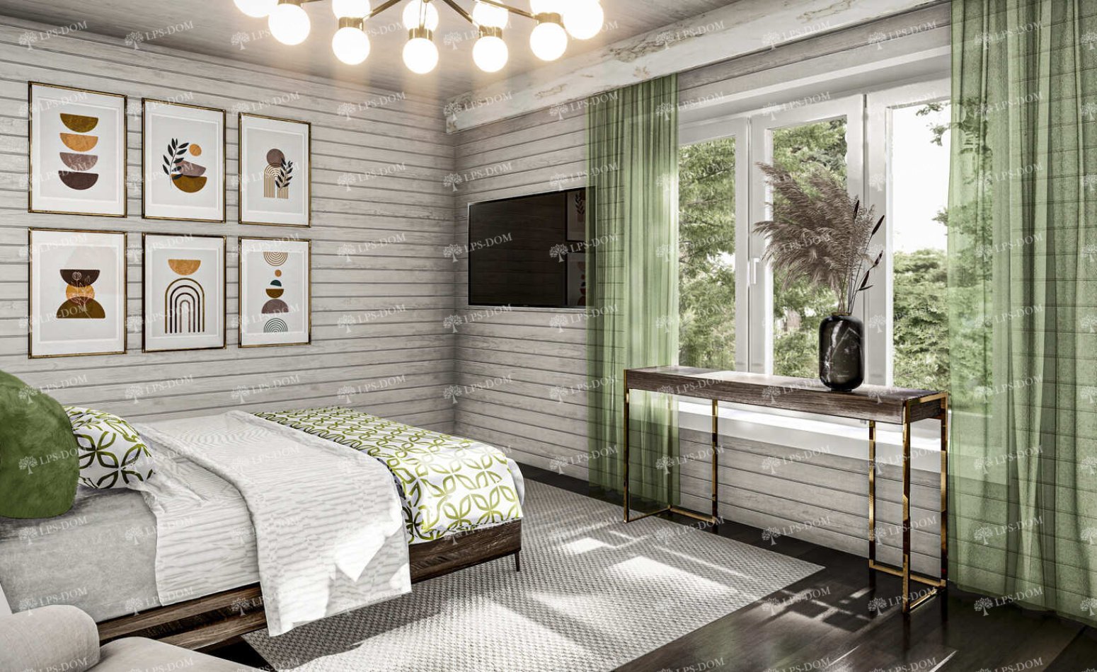 КАРКАСНЫЙ ДОМ ИМПЕРИЯ фото интерьера 7