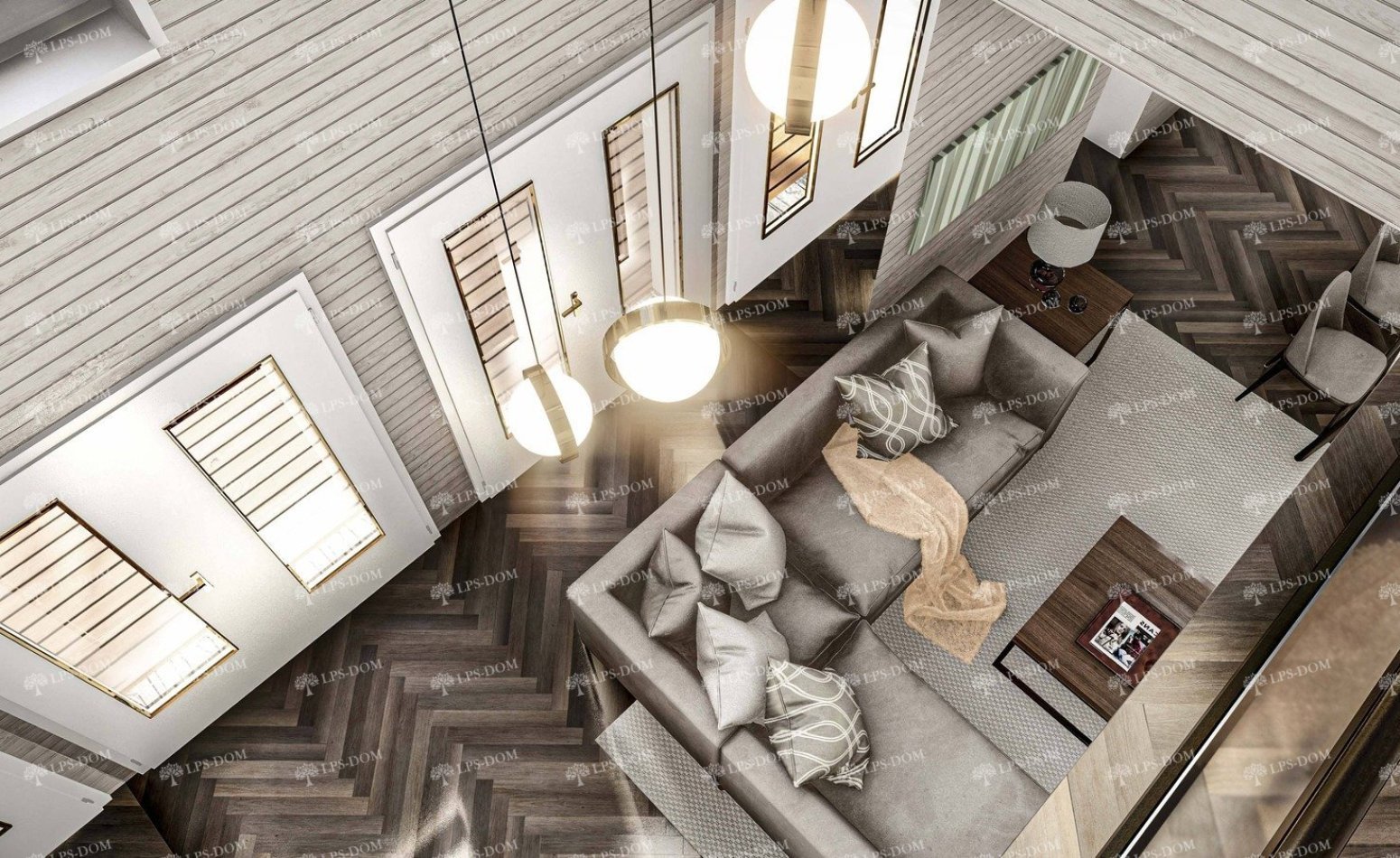 КАРКАСНЫЙ ДОМ ПЕРУДЖА фото интерьера 11