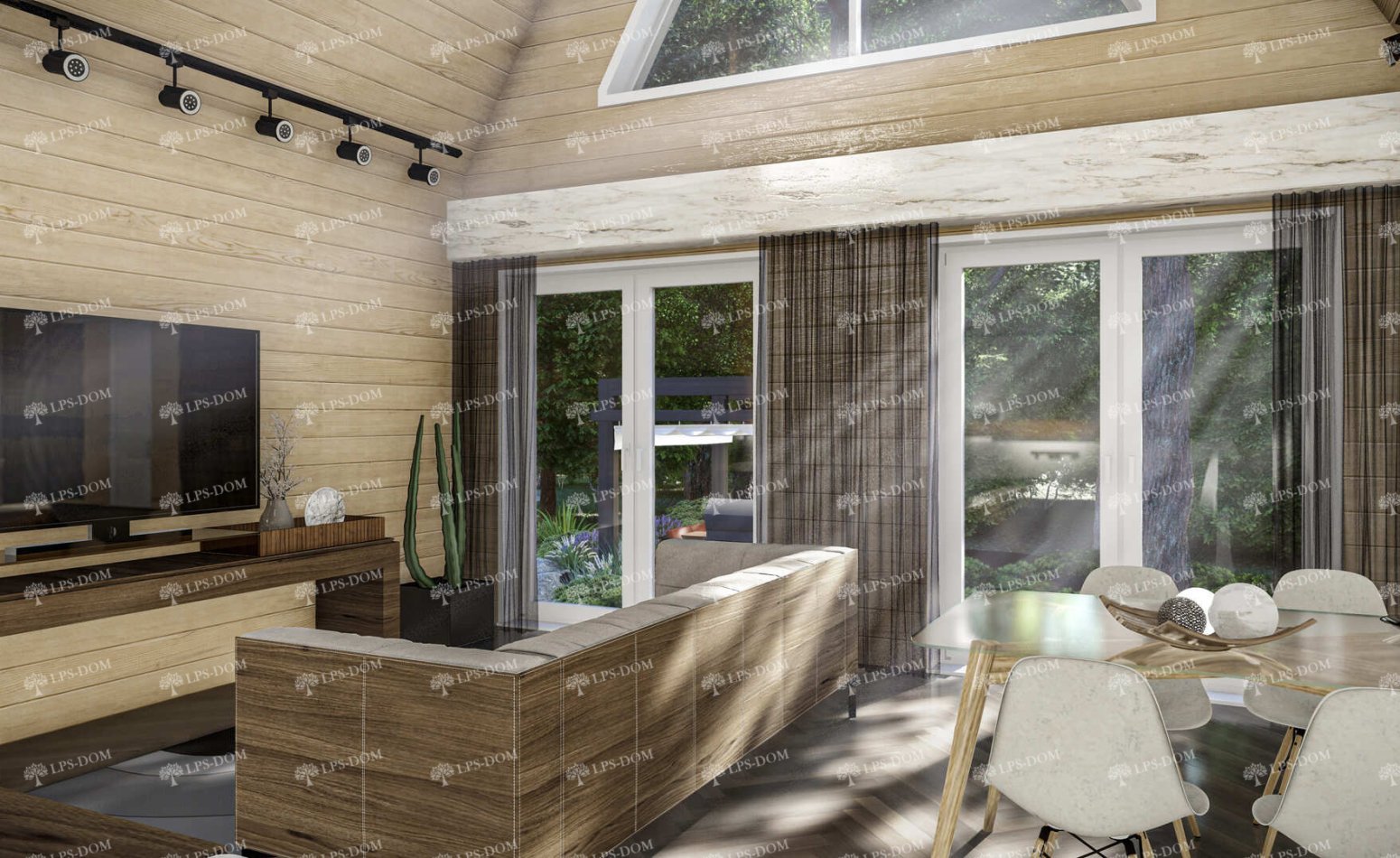 КАРКАСНЫЙ ДОМ ДЖУНО фото интерьера 3