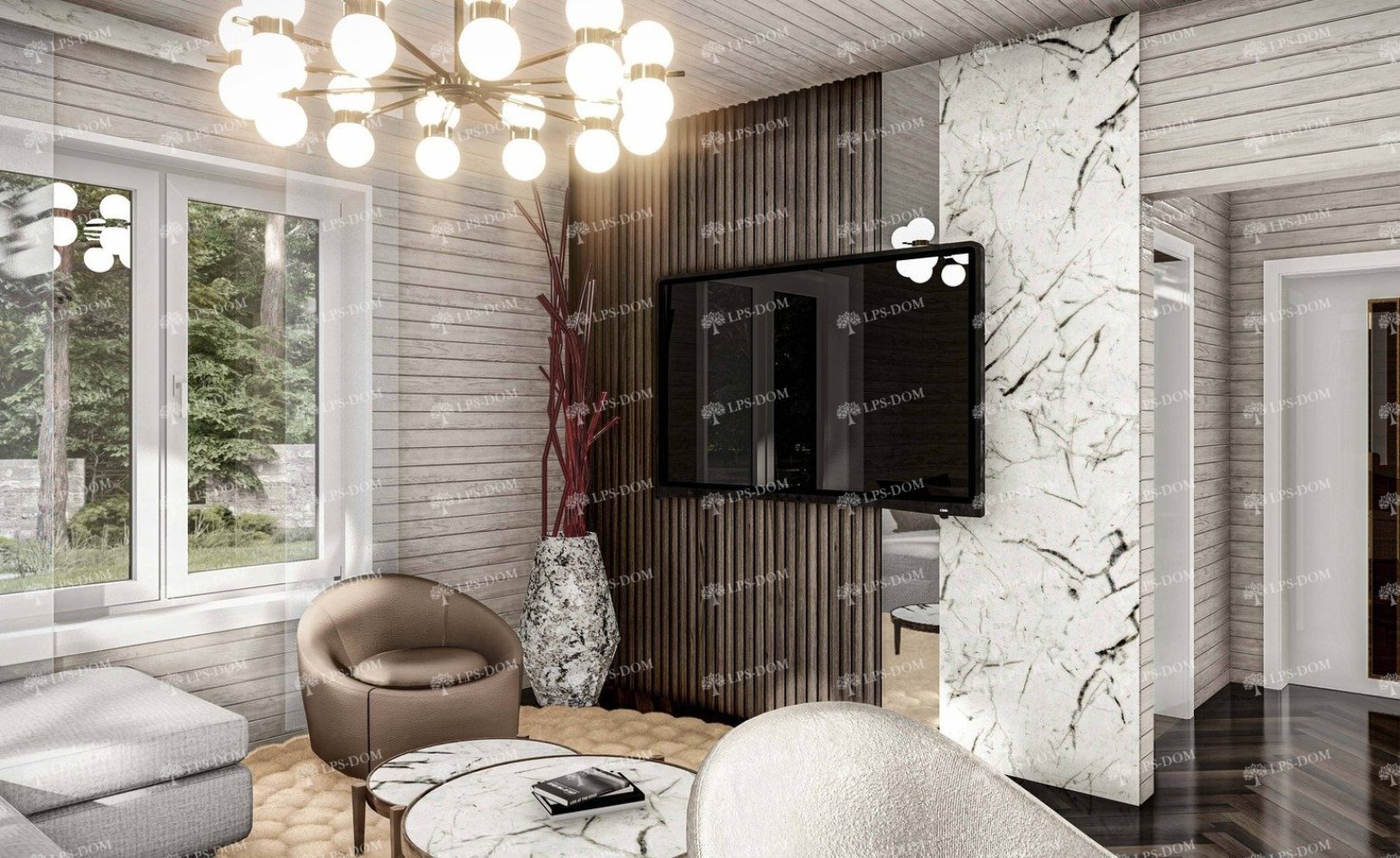 КАРКАСНЫЙ ДОМ АЛЬТА фото интерьера 4