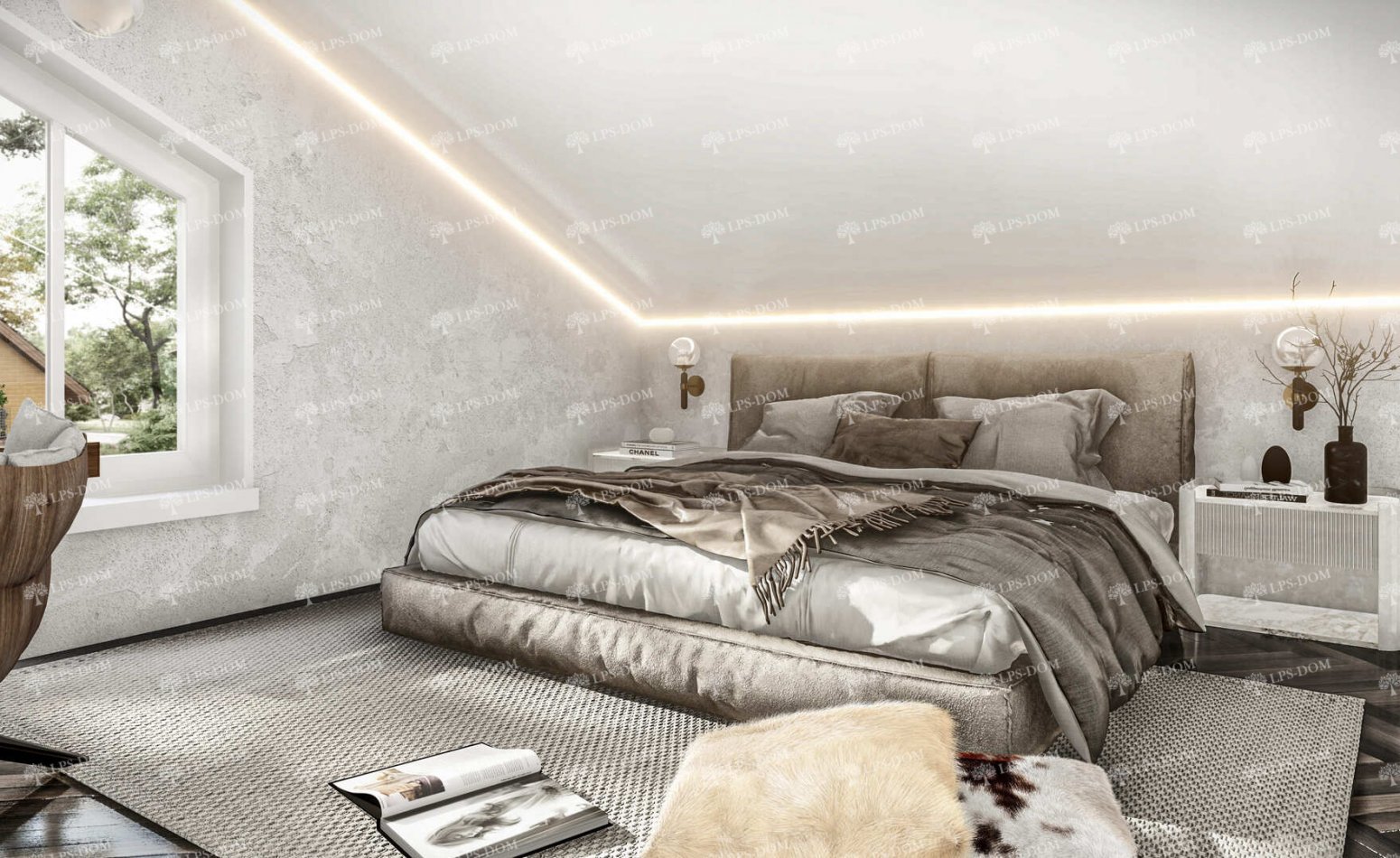 КАРКАСНЫЙ ДОМ БЕРЛИНГТОН фото интерьера 8