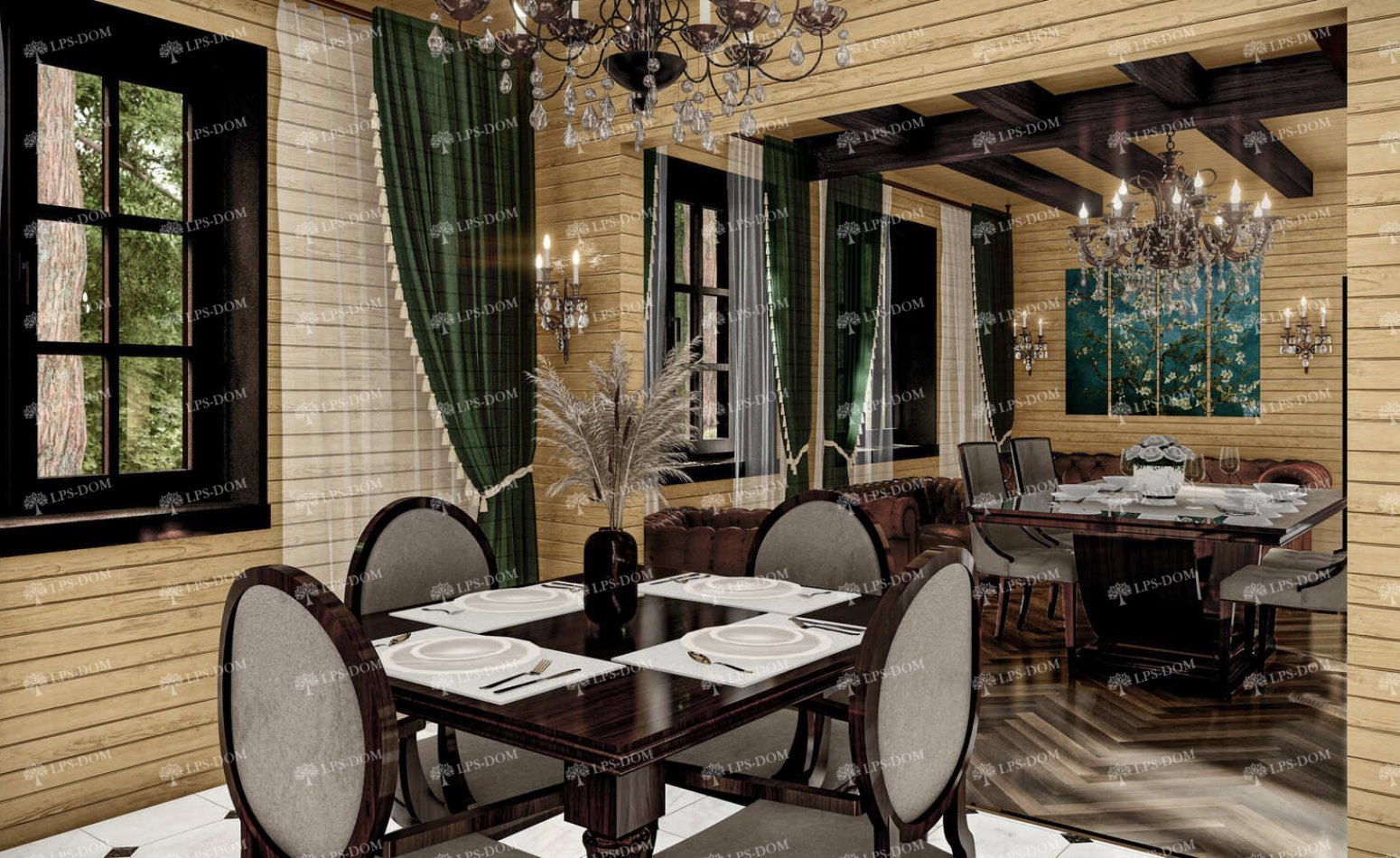 КАРКАСНЫЙ ДОМ БАЛТИМОР фото интерьера 12