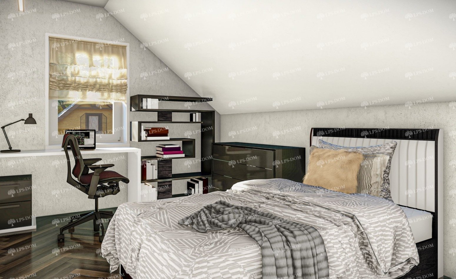 КАРКАСНЫЙ ДОМ ФОДЖА фото интерьера 16