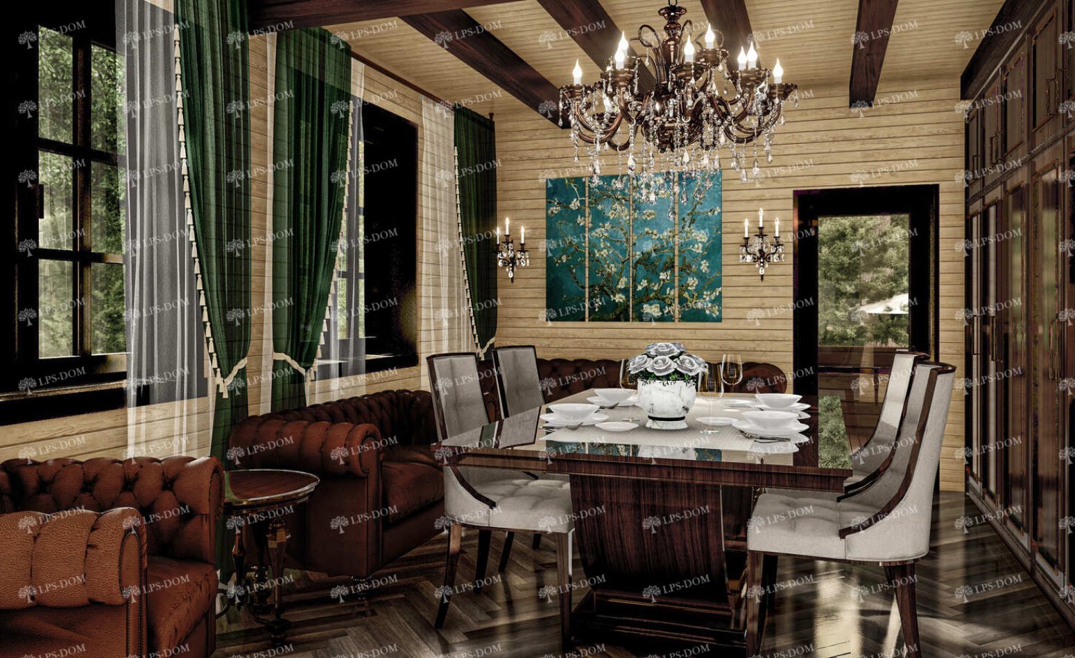 КАРКАСНЫЙ ДОМ БАЛТИМОР фото интерьера 10