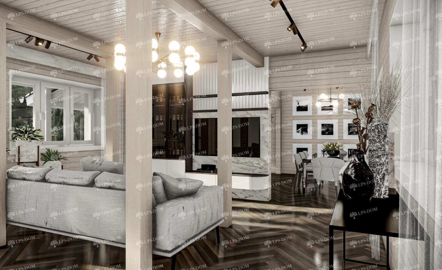 КАРКАСНЫЙ ДОМ ТИБЕТ фото интерьера 4