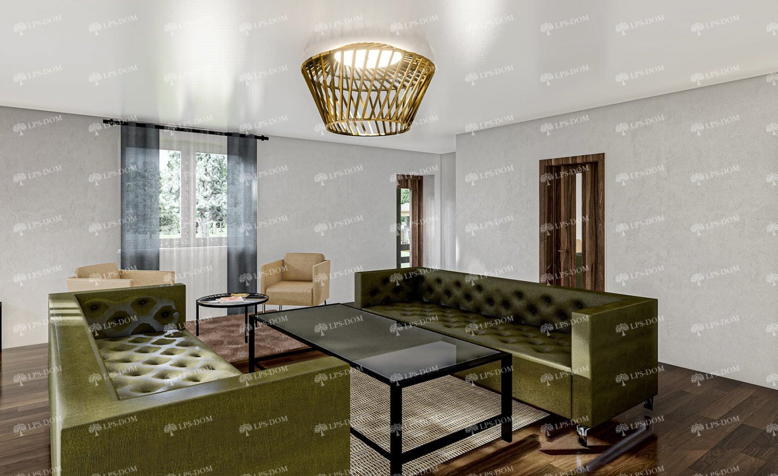 КАРКАСНЫЙ ДОМ ЛИНКОЛЬН фото интерьера 3