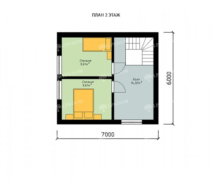 КАРКАСНЫЙ ДОМ ВИШИ планировка 2