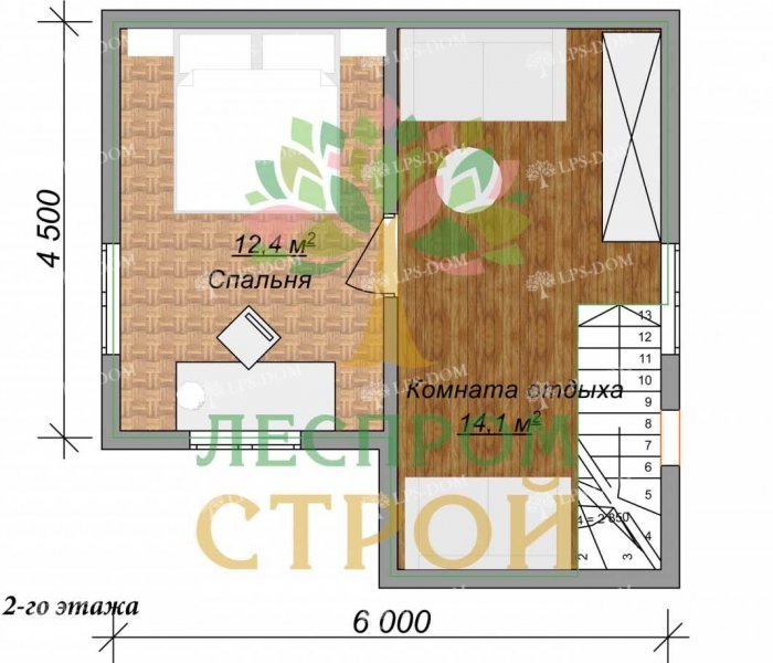 КАРКАСНЫЙ ДОМ ПОКРОВ-2 планировка 2