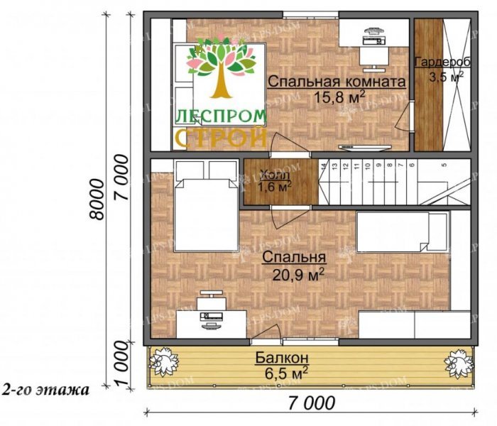 КАРКАСНЫЙ ДОМ ОМЕГА планировка 2