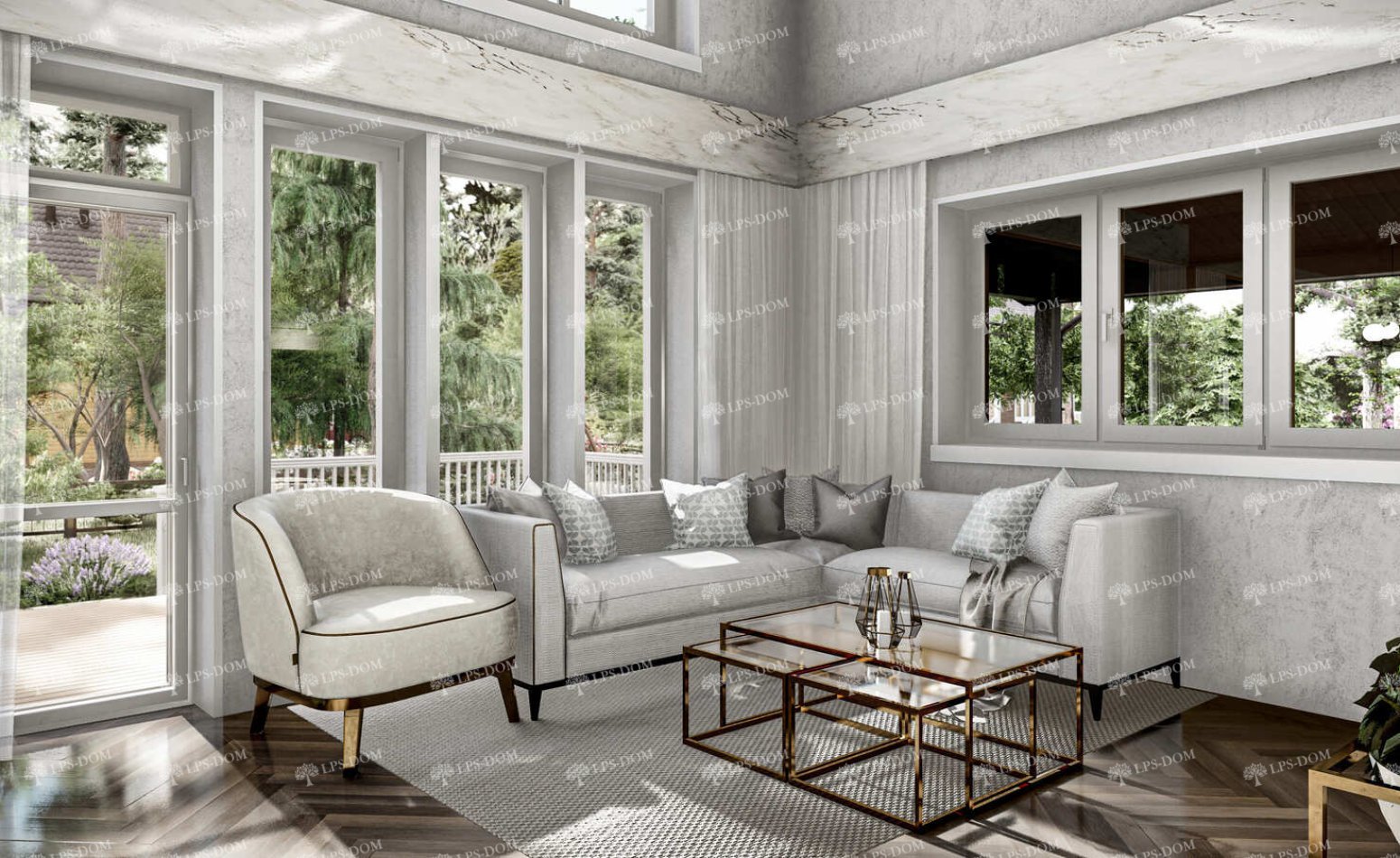 КАРКАСНЫЙ ДОМ МОНЦА фото интерьера 15