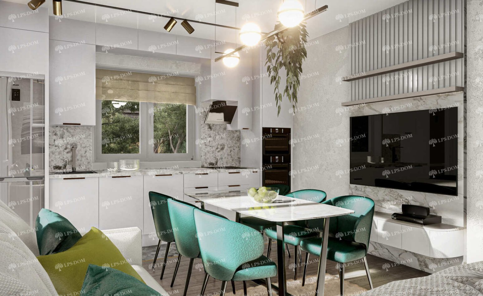 КАРКАСНЫЙ ДОМ ОРЛЕАН фото интерьера 3