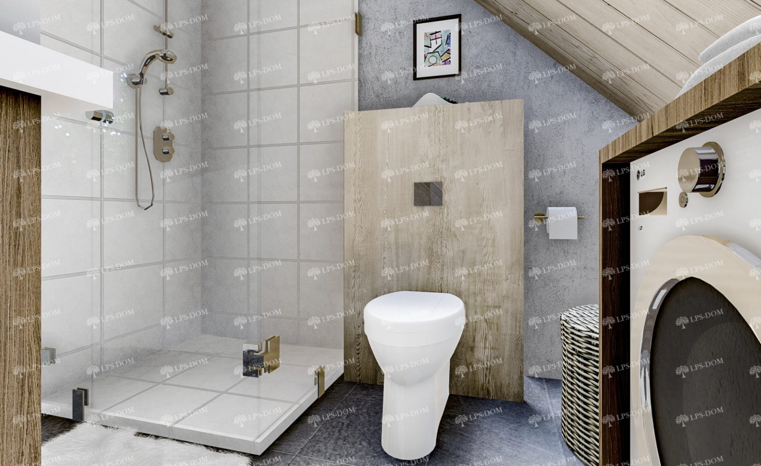 КАРКАСНЫЙ ДОМ РОЛИ фото интерьера 6