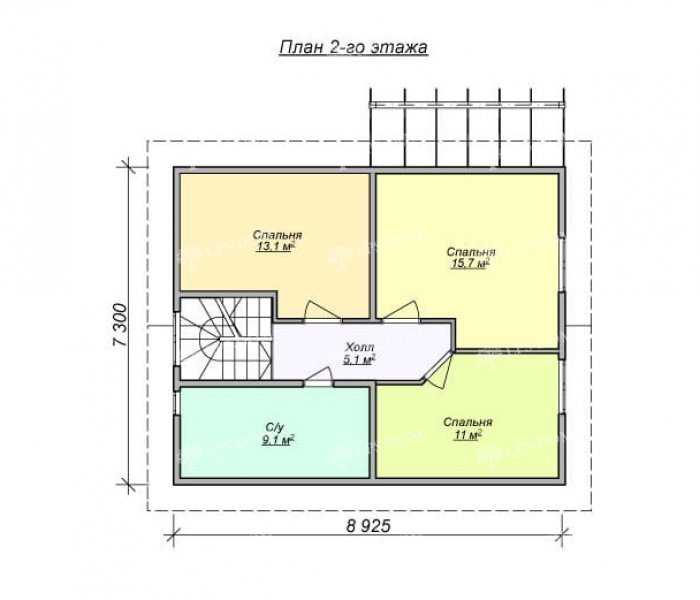КАРКАСНЫЙ ДОМ АННА планировка 2