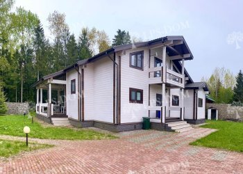 ДОМ ИЗ КЛЕЕНОГО БРУСА С УЧАСТКОМ У ЛЕСА С БАССЕЙНОМ фото 1