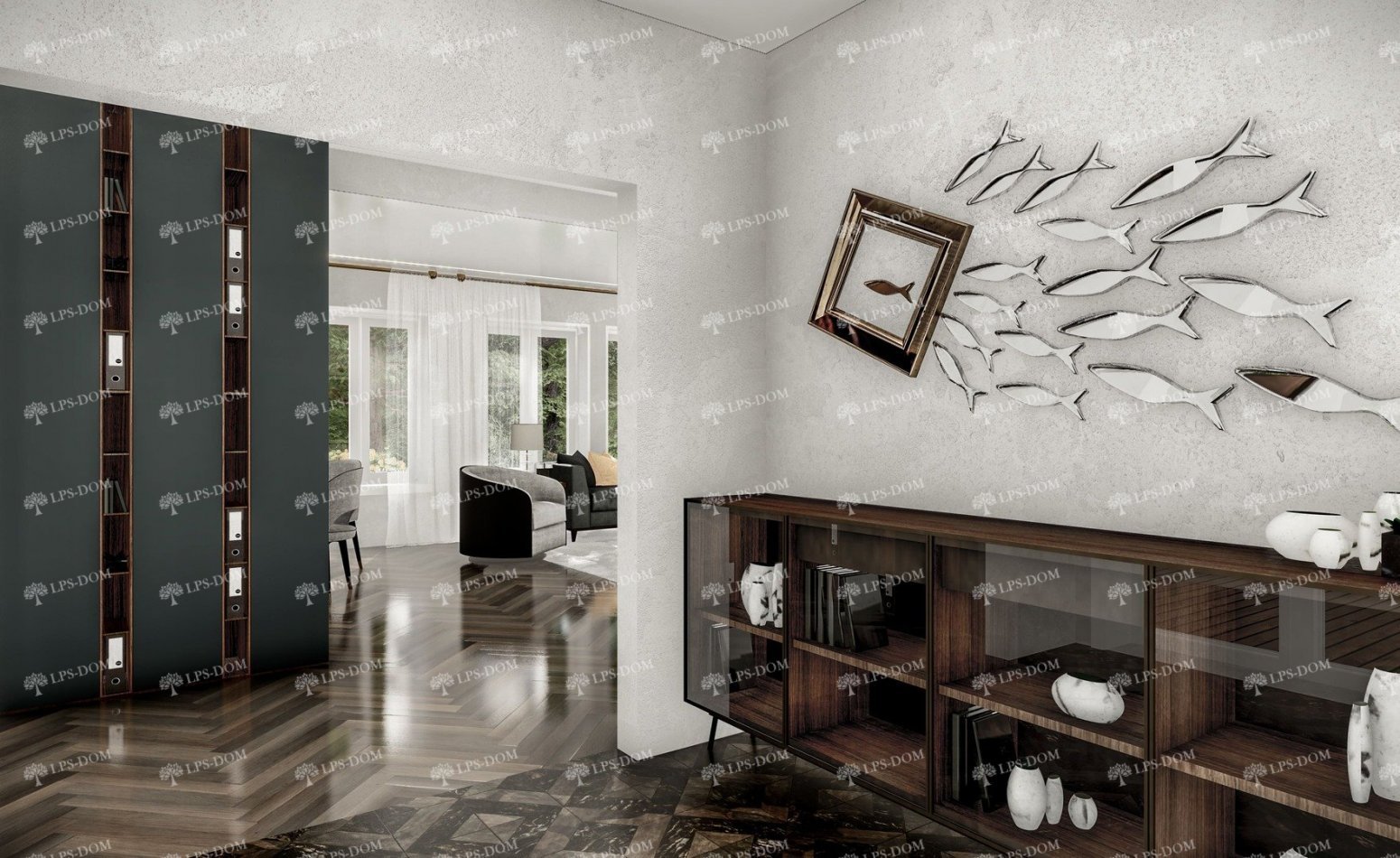 КАРКАСНЫЙ ДОМ БЕРЛИНГТОН фото интерьера 5