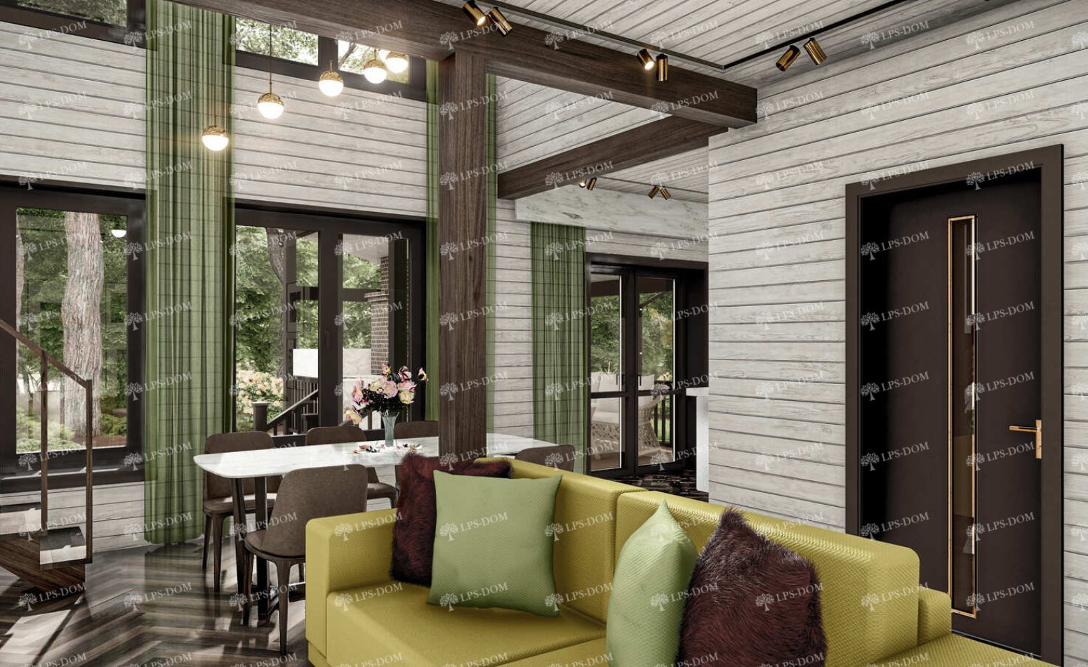 КАРКАСНЫЙ ДОМ СЕТ фото интерьера 11