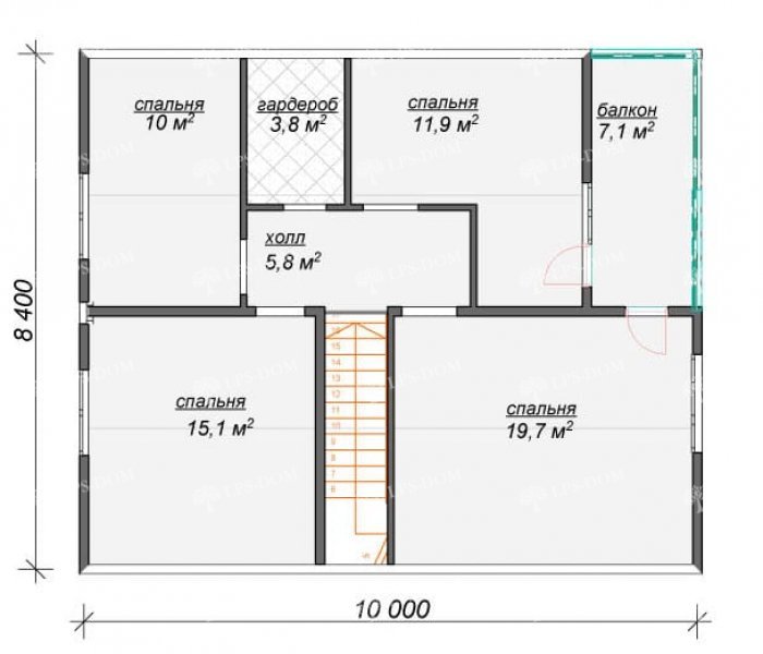 КАРКАСНЫЙ ДОМ МУРОМ планировка 2