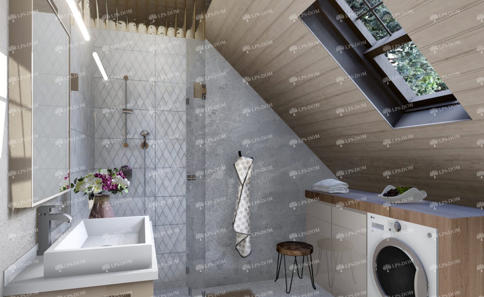 КАРКАСНЫЙ ДОМ БРИКС фото интерьера 9