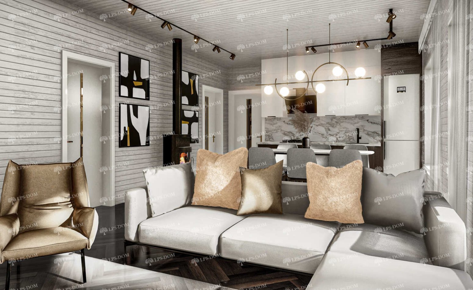 КАРКАСНЫЙ ДОМ РАГУЗА фото интерьера 21