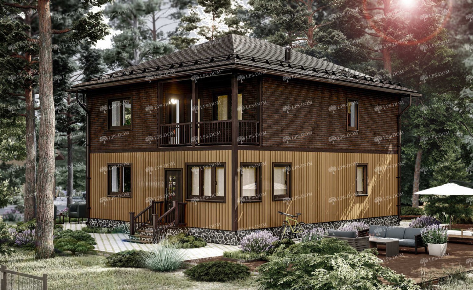 КАРКАСНЫЙ ДОМ ОСЕНЬ фото 3