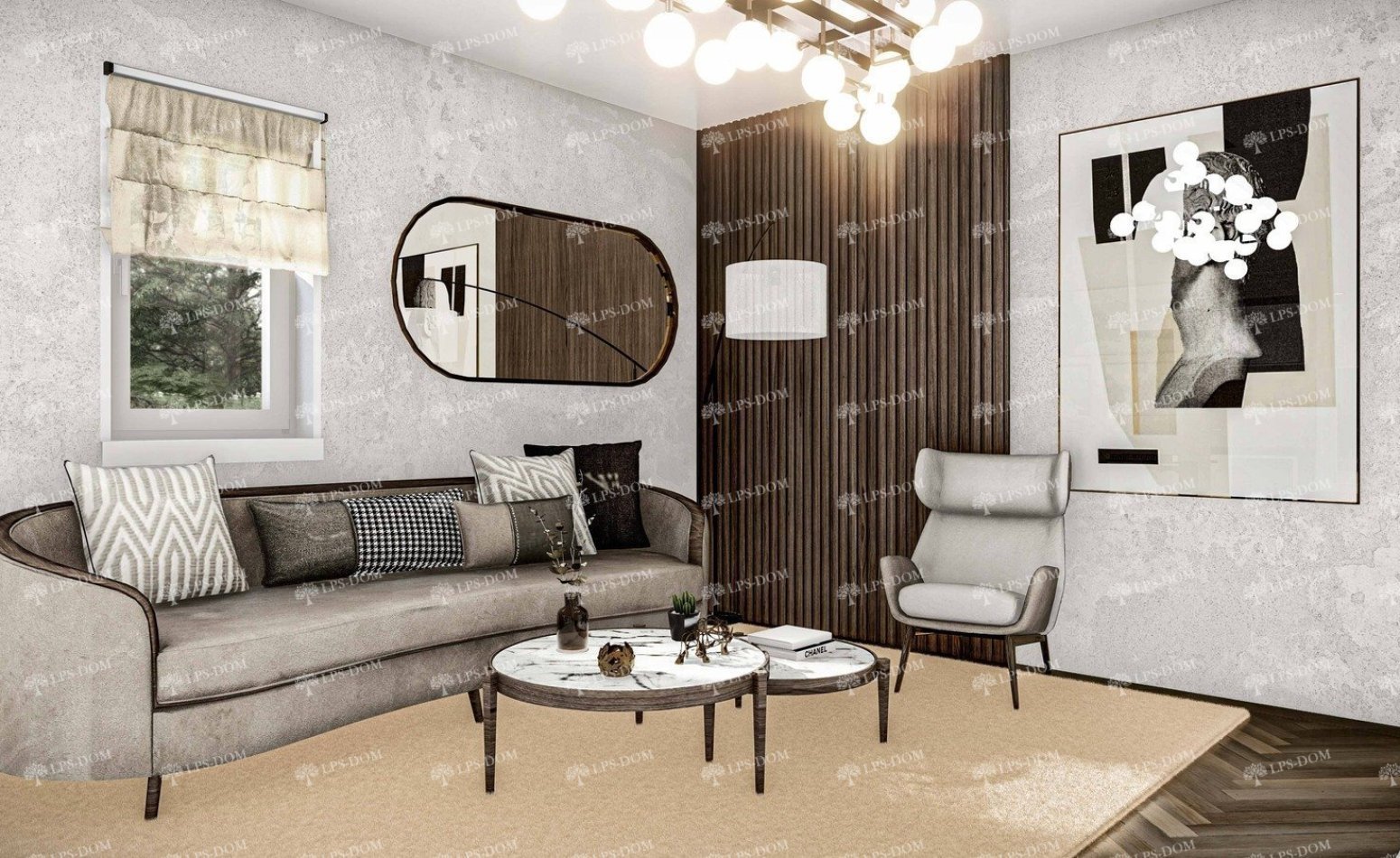 КАРКАСНЫЙ ДОМ ФИНЛЯНДИЯ фото интерьера 7