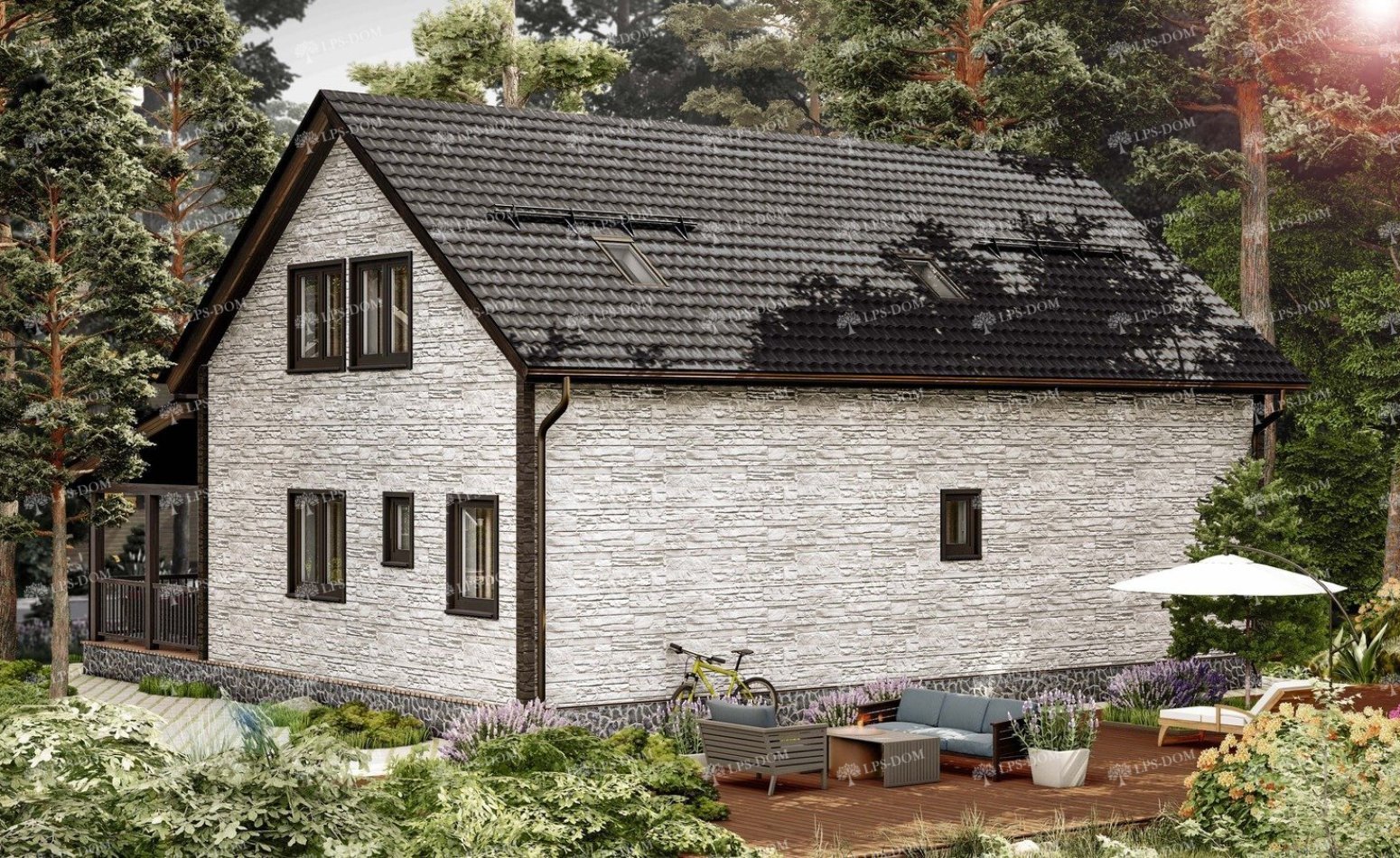 КАРКАСНЫЙ ДОМ ПЕРУДЖА фото 3