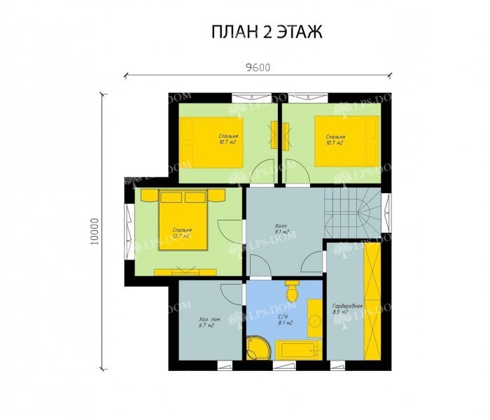 КАРКАСНЫЙ ДОМ НАМСУС планировка 2