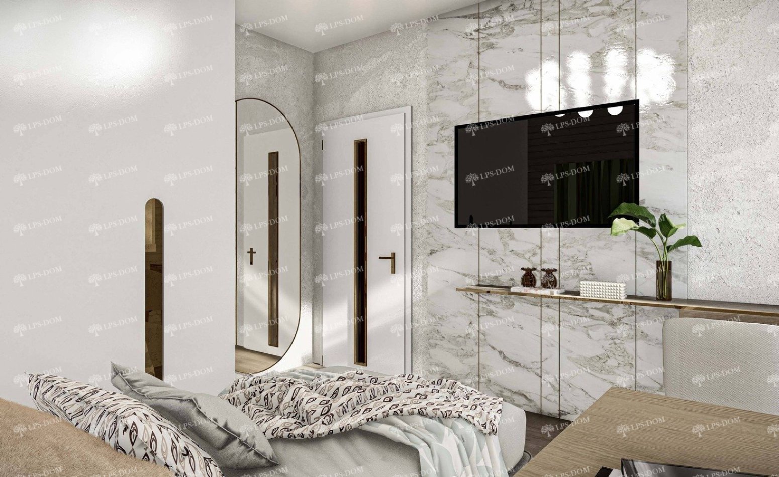 КАРКАСНЫЙ ДОМ ЭРКЕЛИН фото интерьера 6